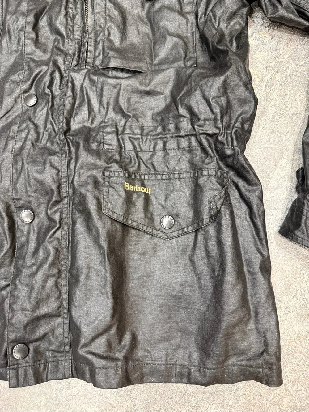 Barbour Duralinen Waxed Sapper Jacket Sz L